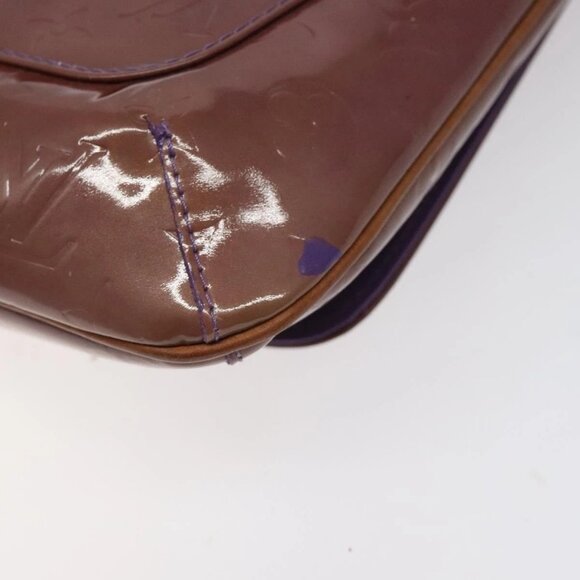 LOUIS VUITTON Monogram Vernis Thompson Street Bag Viole M91095 LV Auth 131521 - Picture 4 of 16